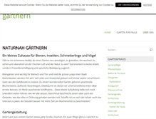 Tablet Screenshot of garten-blogg.de